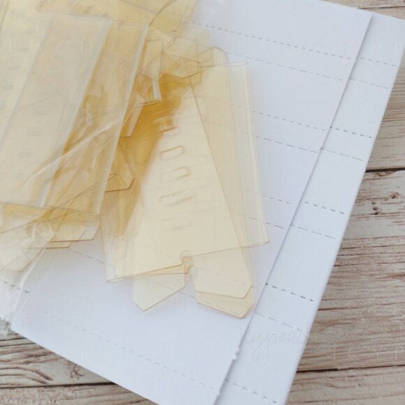 Hanging File Folder Tabs with Inserts 25 Pack Plastic Index Tabs Office Supply - Picture 3 of 6